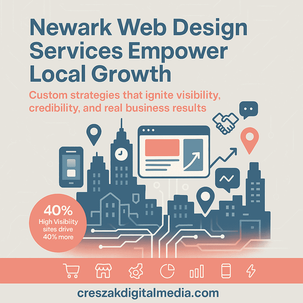 Build your perfect website strategy for Newark's growing brands with expert Web Design Services to drive success