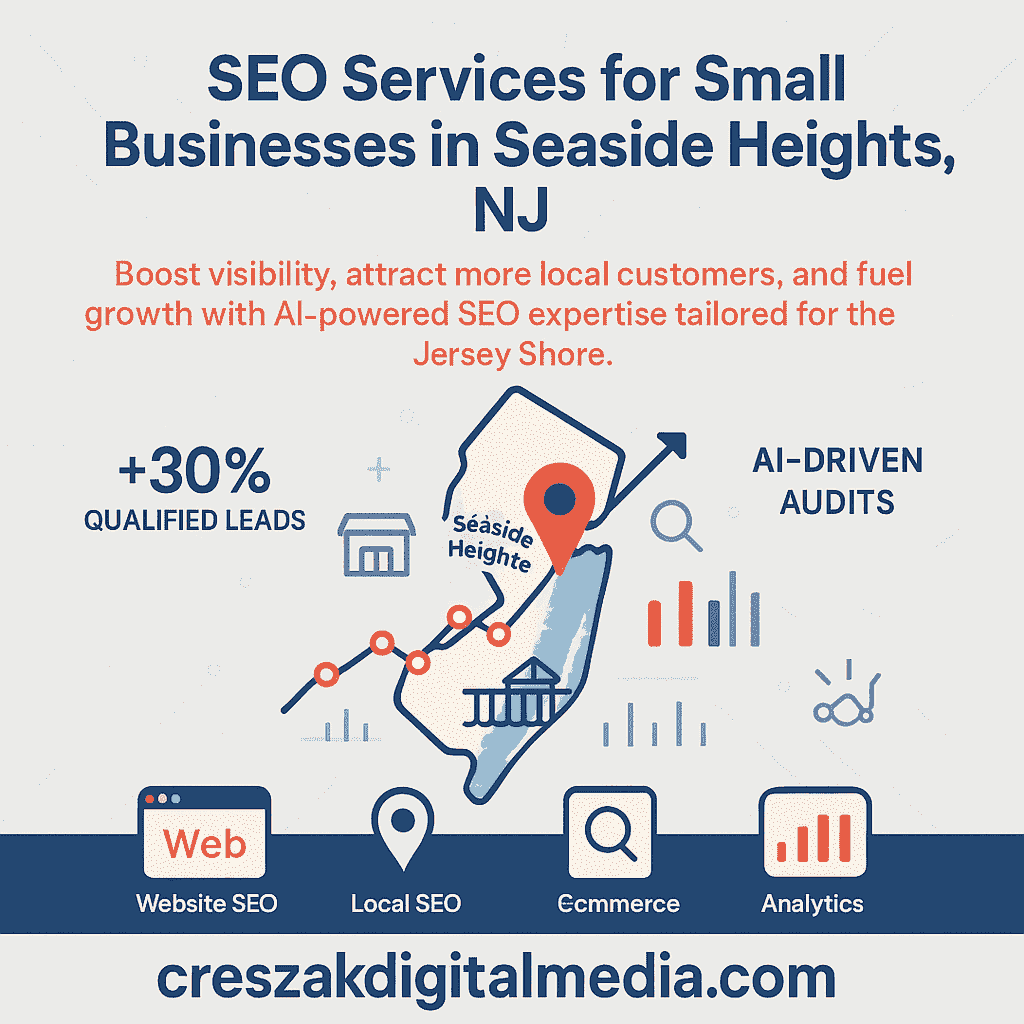 Seo Services in Seaside Heights spotlighting CDM’s success with Casino Pier and local businesses