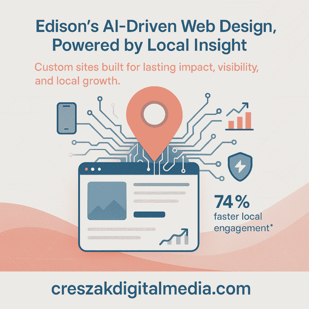 Enhance your Edison brand with AI-driven Web Design Services, tailored to create innovative, user-focused websites