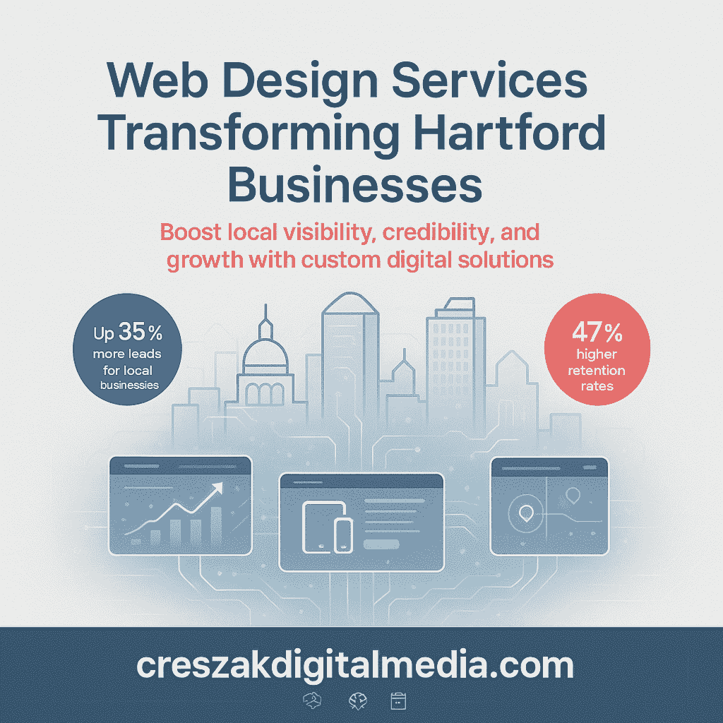 Entity-based Web Design Services in Hartford building trust and credibility through customized website solutions