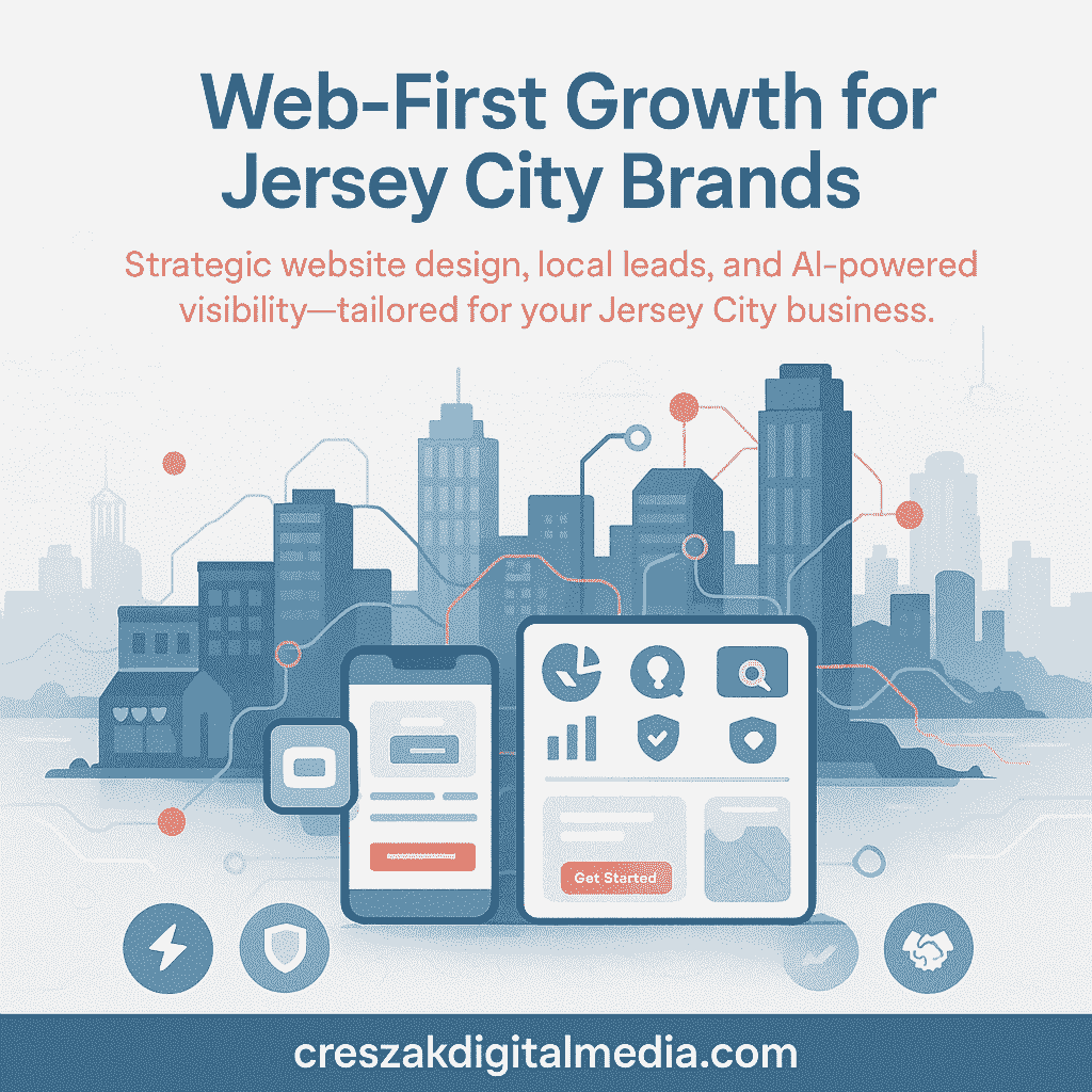 Entity-based Web Design Services in Jersey City building trust and credibility through customized, local-focused websites