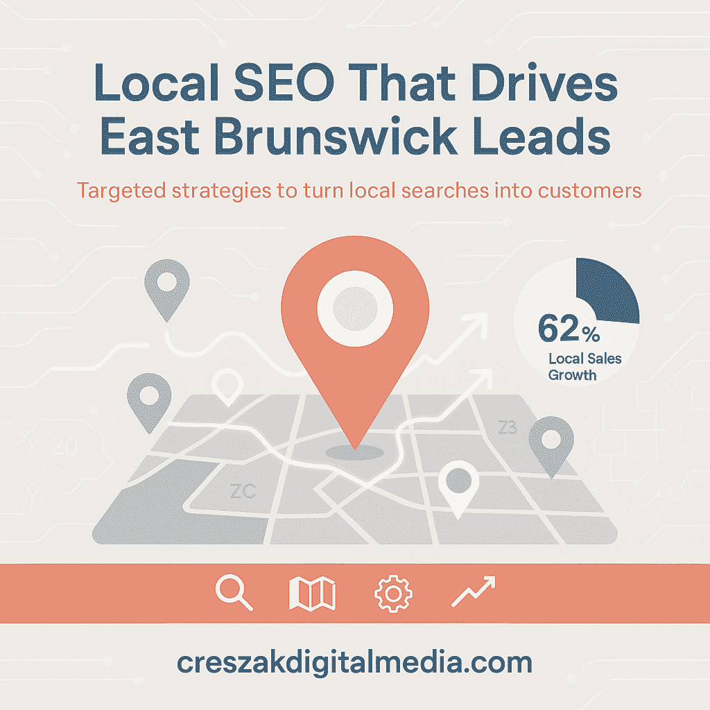 Lead generation focused SEO Services in East Brunswick targeting local customers by CresZak Digital Media using conversion optimization