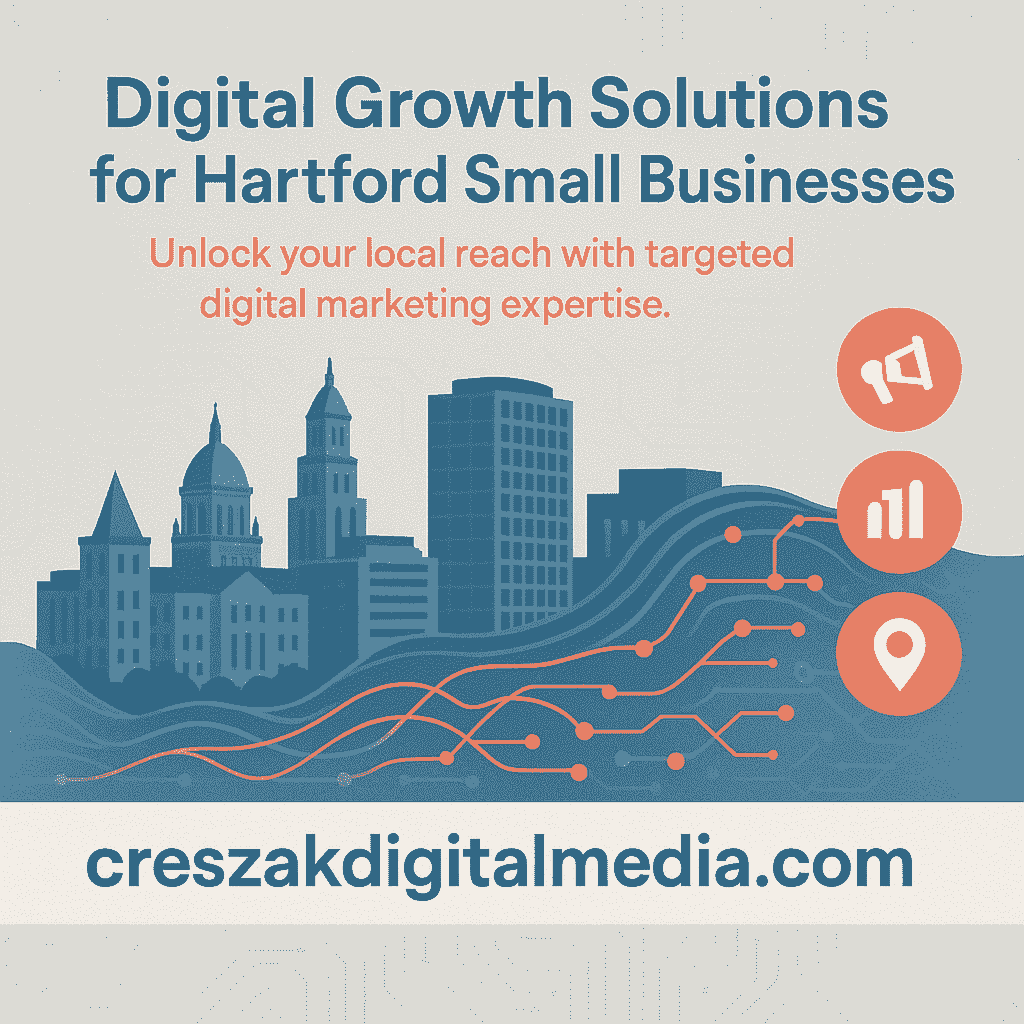 Digital Marketing Services in Hartford using entity based SEO to build search authority by CresZak Digital Media