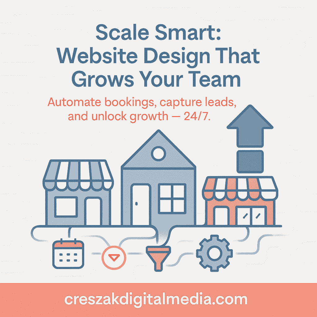 How small teams scale using Web Design Services in Lakewood with responsive website design by CresZak Digital Media