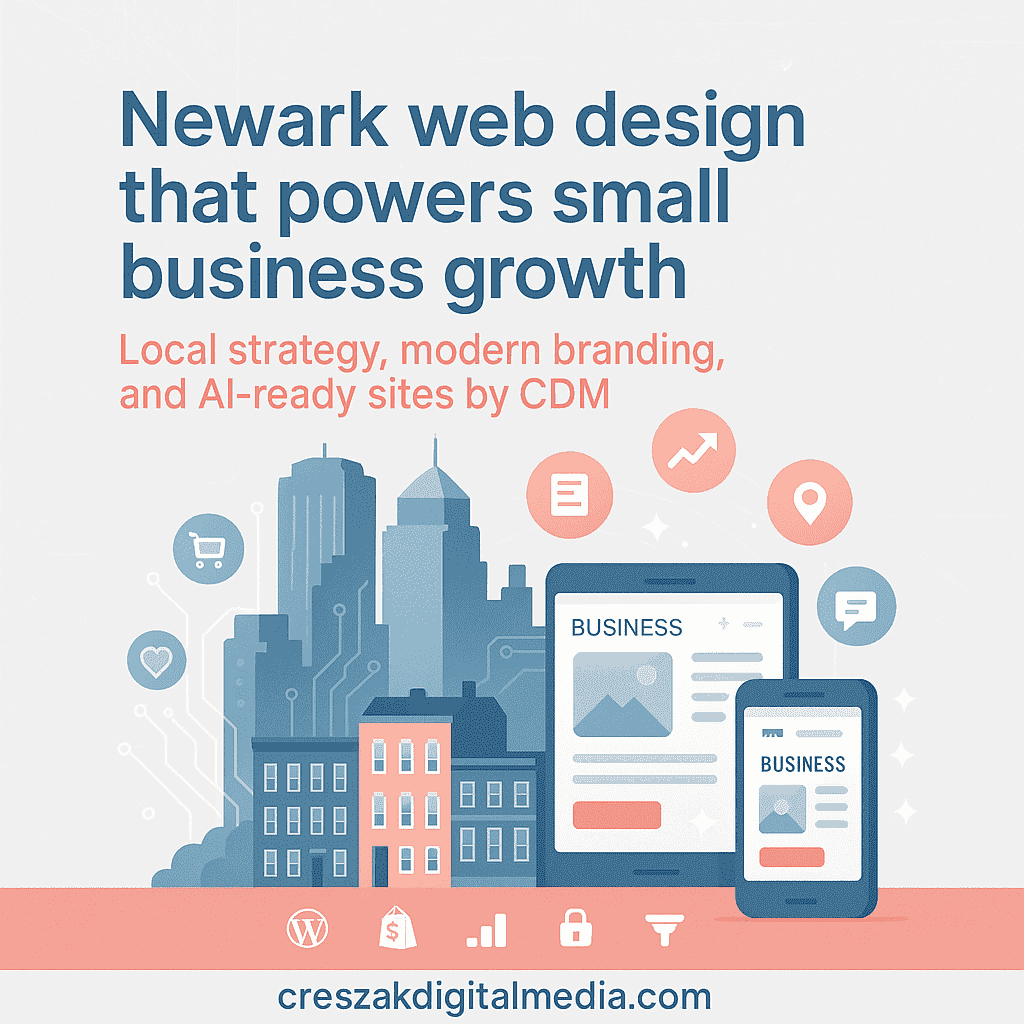 How Creszak Web Design Services boost local visibility in Newark with SEO-focused and high-performance websites