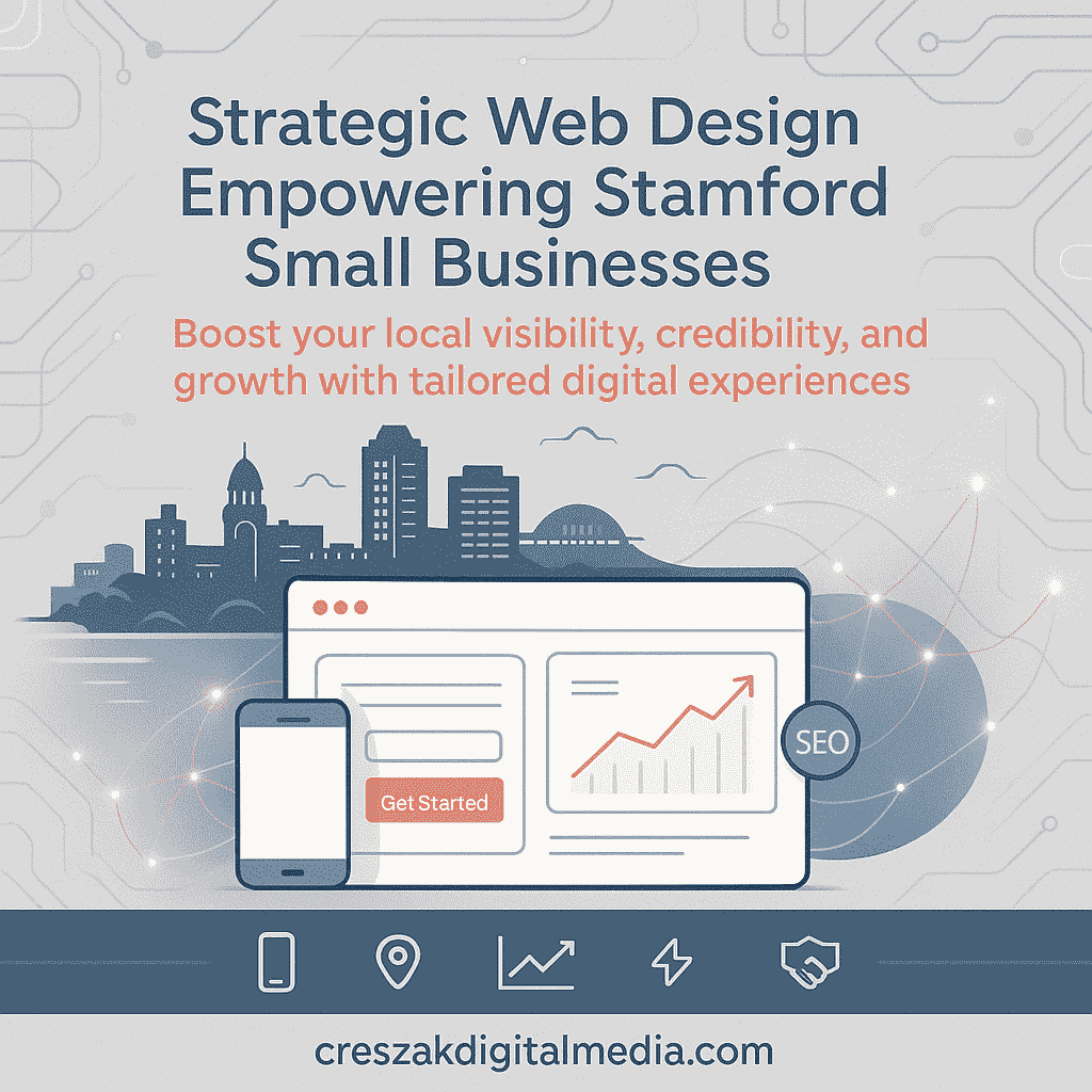 How Creszak Web Design Services boost local visibility in Stamford, CT with SEO-focused and responsive websites