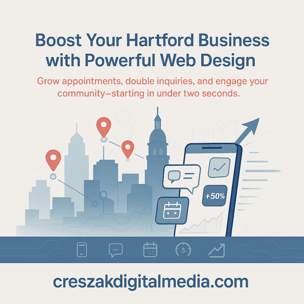 Local web growth in Hartford powered by expert Web Design Services, boosting online presence and driving SEO results