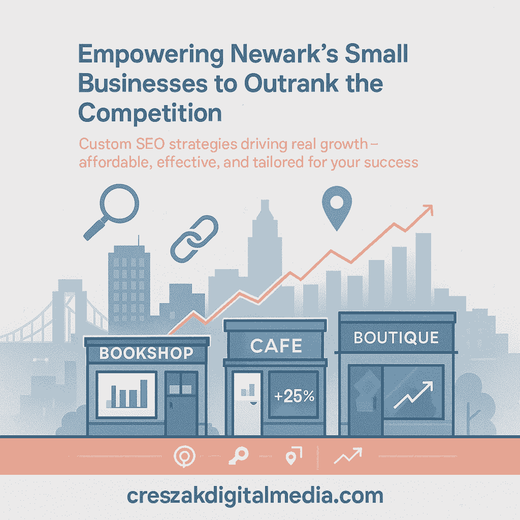 How small businesses thrive with SEO Services in Newark by CresZak Digital Media using organic traffic strategy