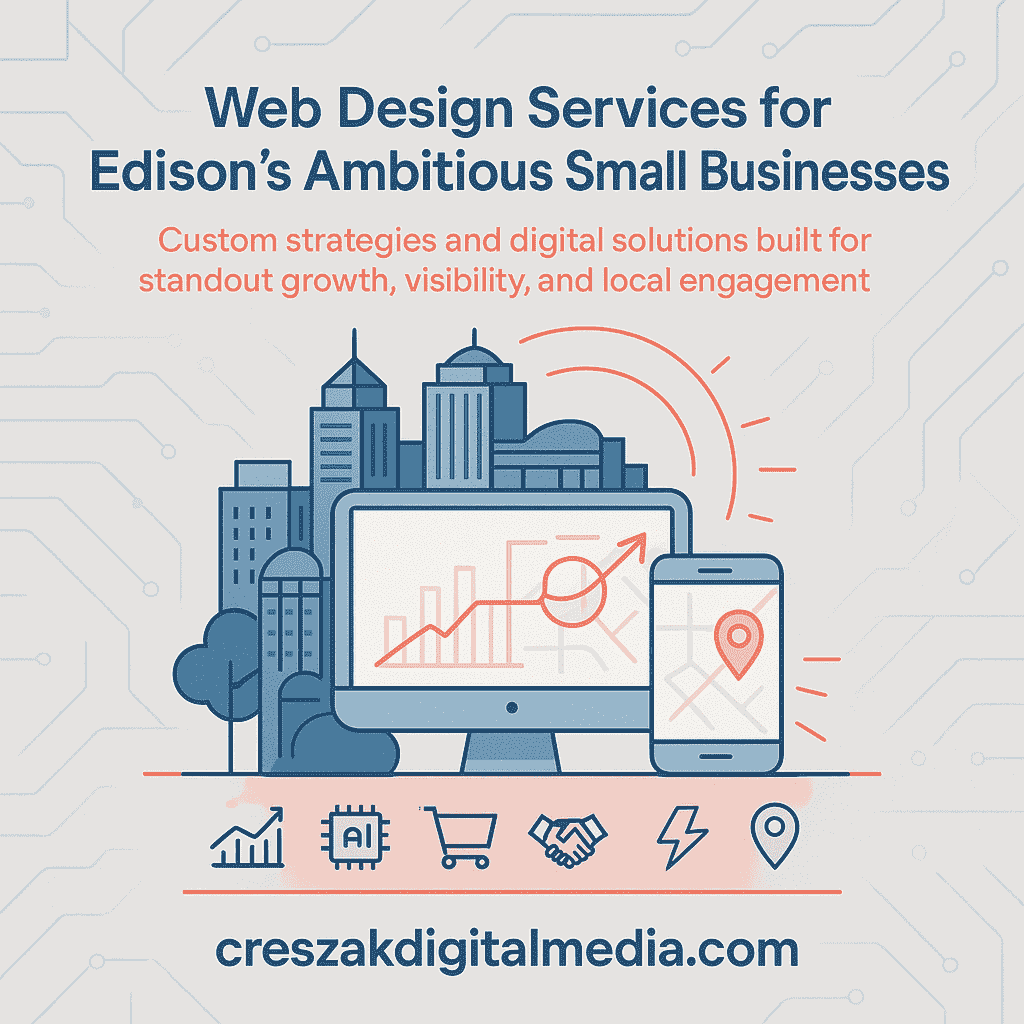 Web Design Services for Edison's ambitious small businesses, crafting impactful websites to drive growth and success