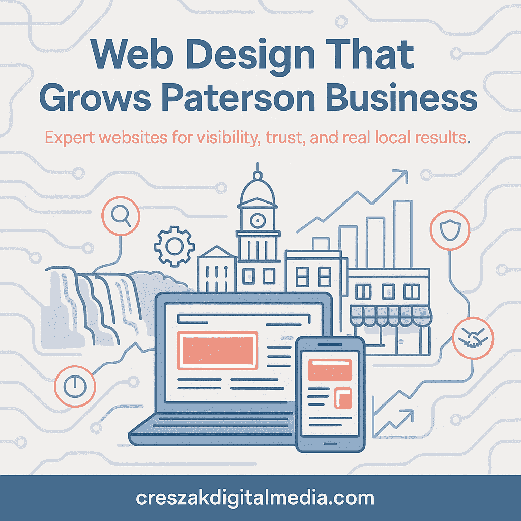 Web Design Services for Paterson, NJ, driving small business growth with customized websites for local success
