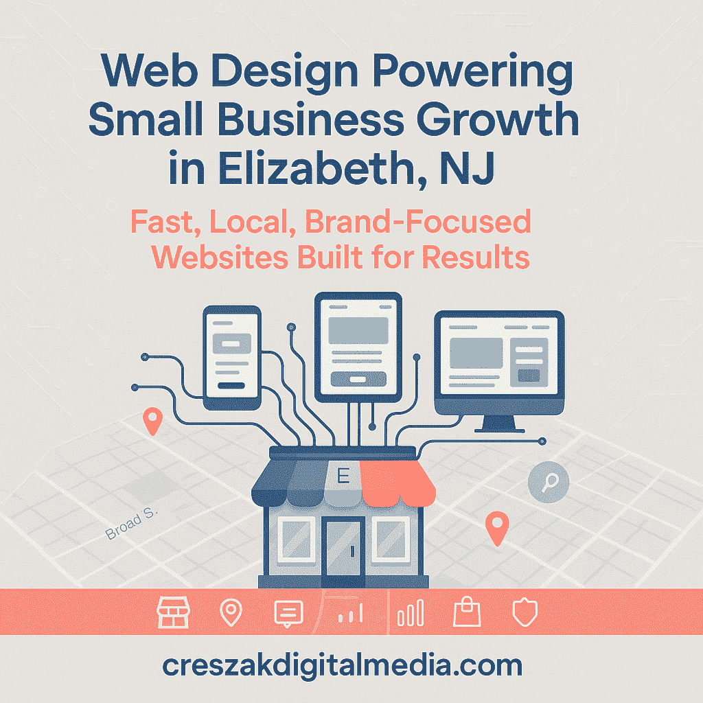Web Design Services in Elizabeth, NJ, creating content that resonates with local customers and drives website conversions