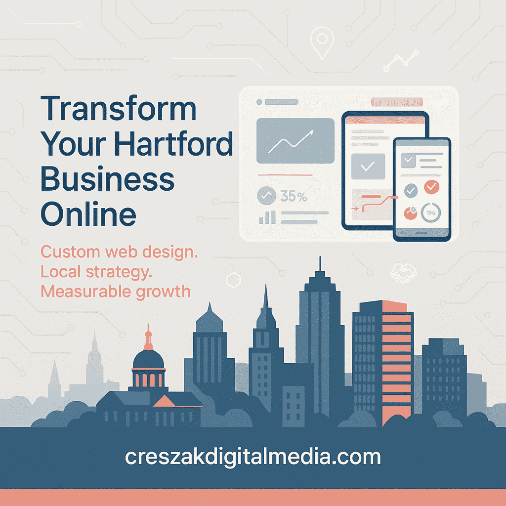 Web Design Services in Hartford creating content that resonates with locals and drives high conversion rates