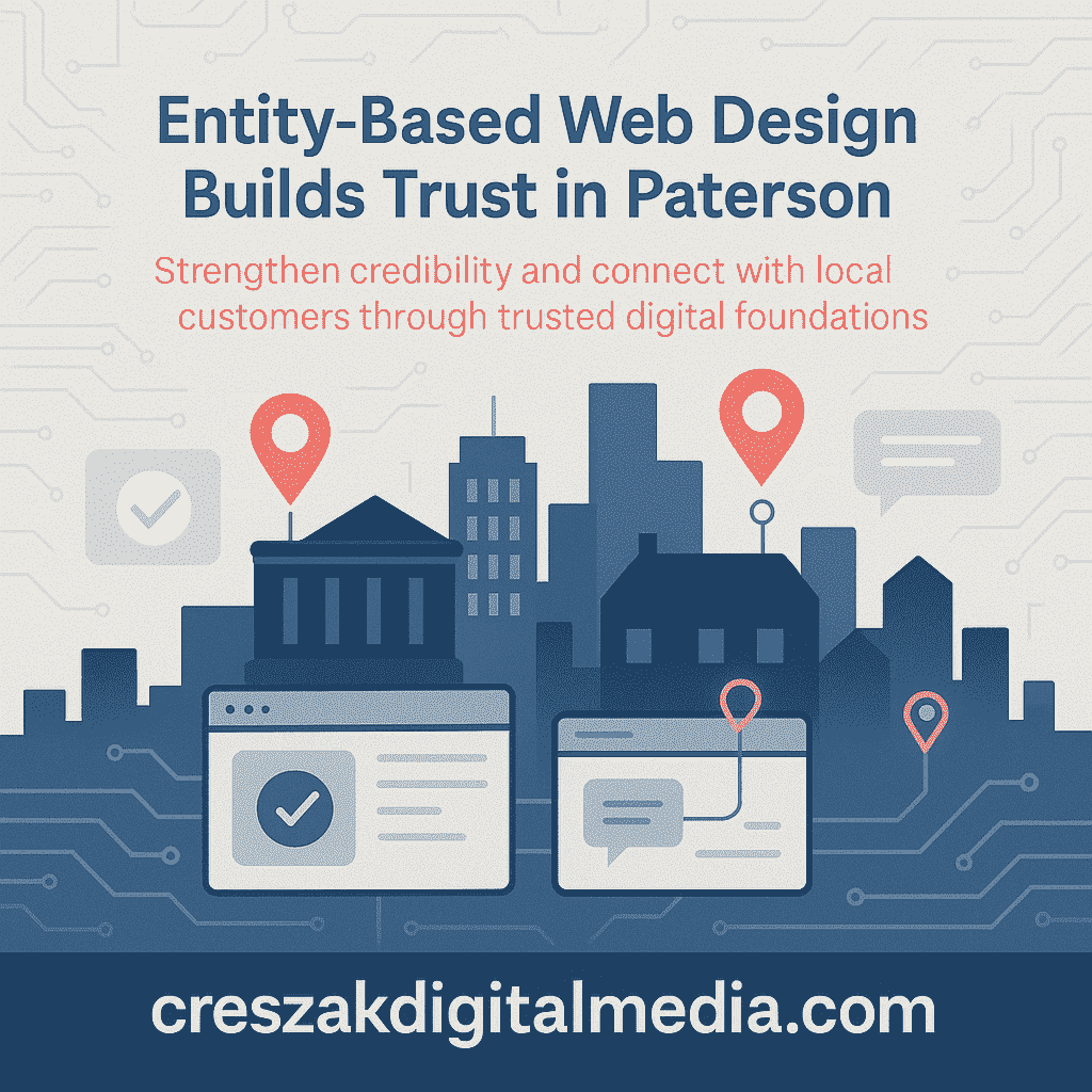 Entity-based Web Design Services in Paterson building trust and credibility with customized, local SEO-driven websites