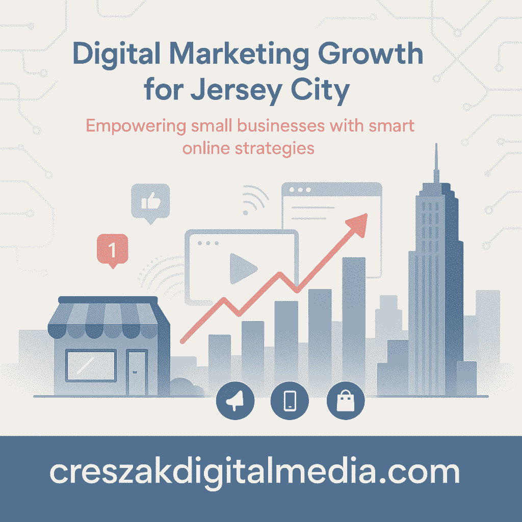 Digital Marketing Services in Jersey City driving lead generation through strategic SEO marketing by CresZak Digital Media