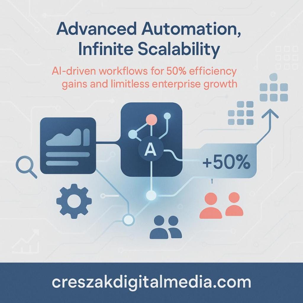 advanced automation and scalability features Advanced Automation and Scalability Features in CresZak Digital Media Enterprise SEO Services