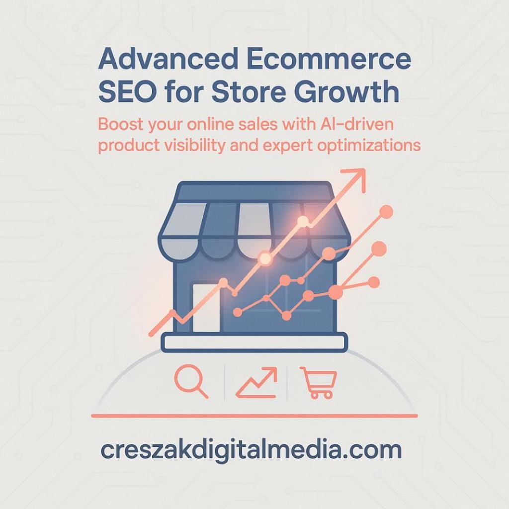 advanced ecommerce seo services for online store success Advanced Ecommerce SEO Services by CresZak Digital Media for Online Store Success