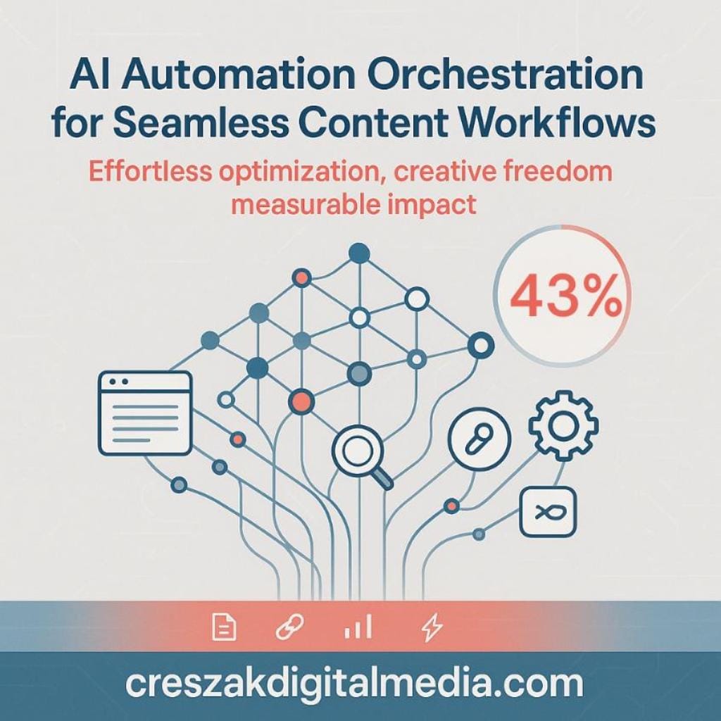 ai automation orchestration for efficient content workflows AI Automation Frameworks for Content Efficiency with CresZak Digital Media Enterprise SEO Services