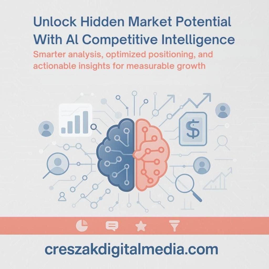 ai-driven competitive intelligence reveals market opportunities AI-Driven Competitive Intelligence with CresZak Digital Media Amazon SEO Services