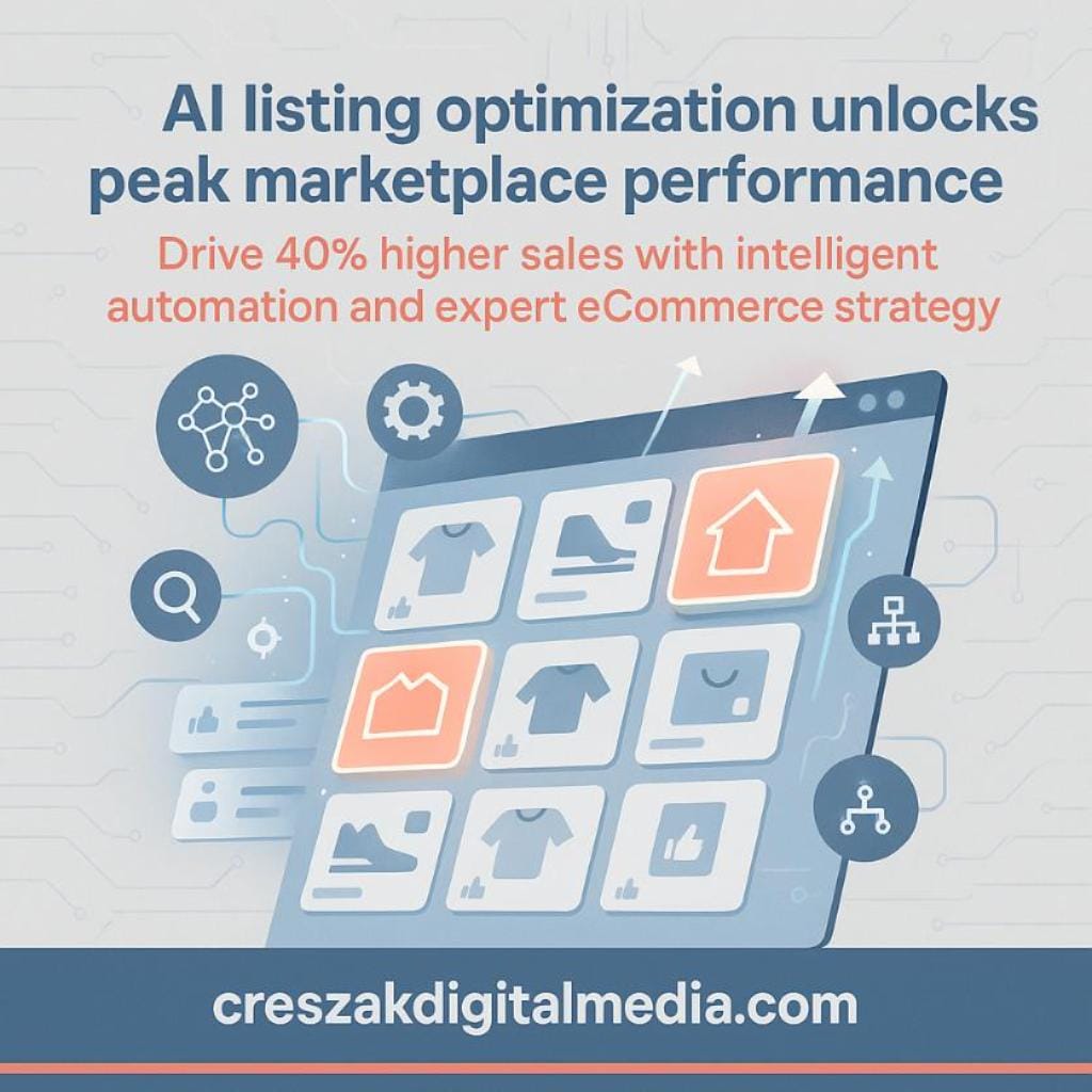 AI Listing Optimization Boosting Marketplace Performance via CresZak Digital Media eBay SEO Services