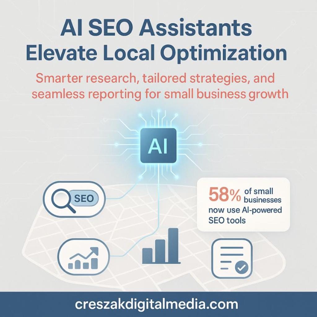 ai seo assistants transforming local optimization workflows AI SEO assistants transforming local optimization workflows for better Local SEO Services – CresZak Digital Media.