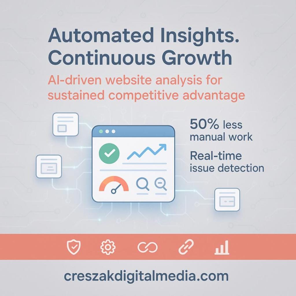 automated website analysis powered by ai for continuous improvement AI-Powered Automated Website Analysis with Website SEO Services by CresZak Digital Media