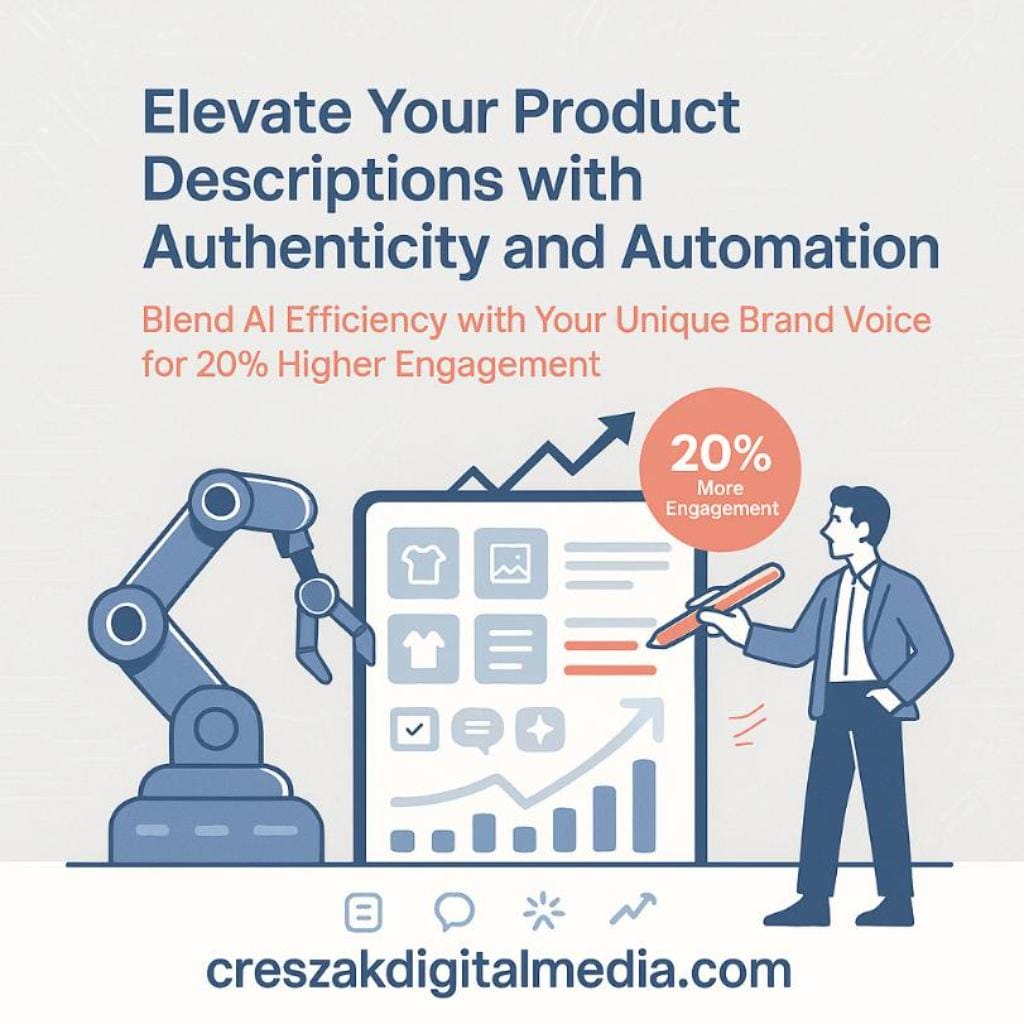 Balancing Automation and Authentic Voice via CresZak Digital Media eBay SEO Services