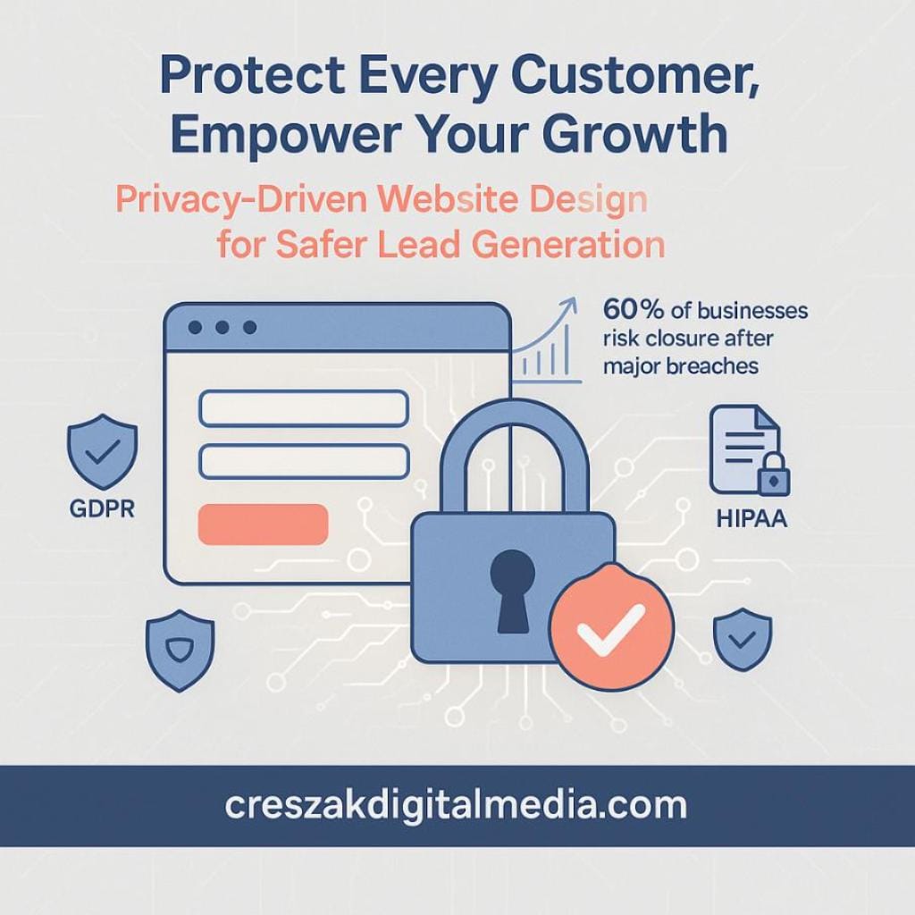 building safe websites that protect customer information CresZak Digital Media Lead Gen Agency designing secure websites that protect customer information.