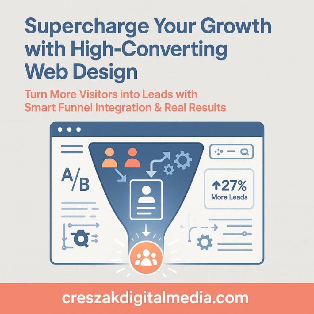 building websites that generate business growth CresZak Digital Media Lead Gen Agency building websites that generate business growth.