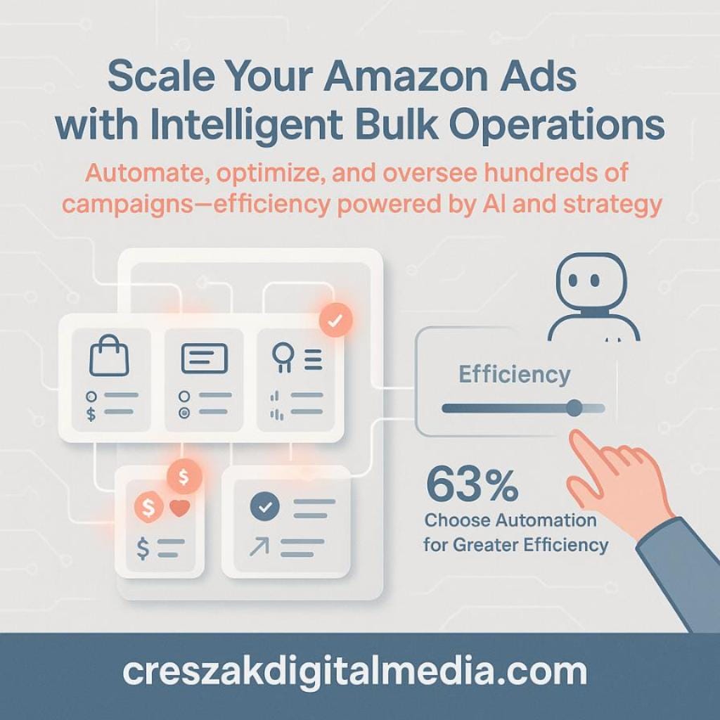 bulk operations that scale amazon ad performance Scaling Amazon Ad Performance Through Bulk Operations with CresZak Digital Media Amazon SEO Services
