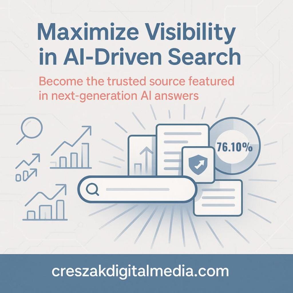 capturing visibility in ai-generated search experiences How capturing visibility in AI-generated search experiences strengthens SEO Services for Small Businesses by CresZak Digital Media.