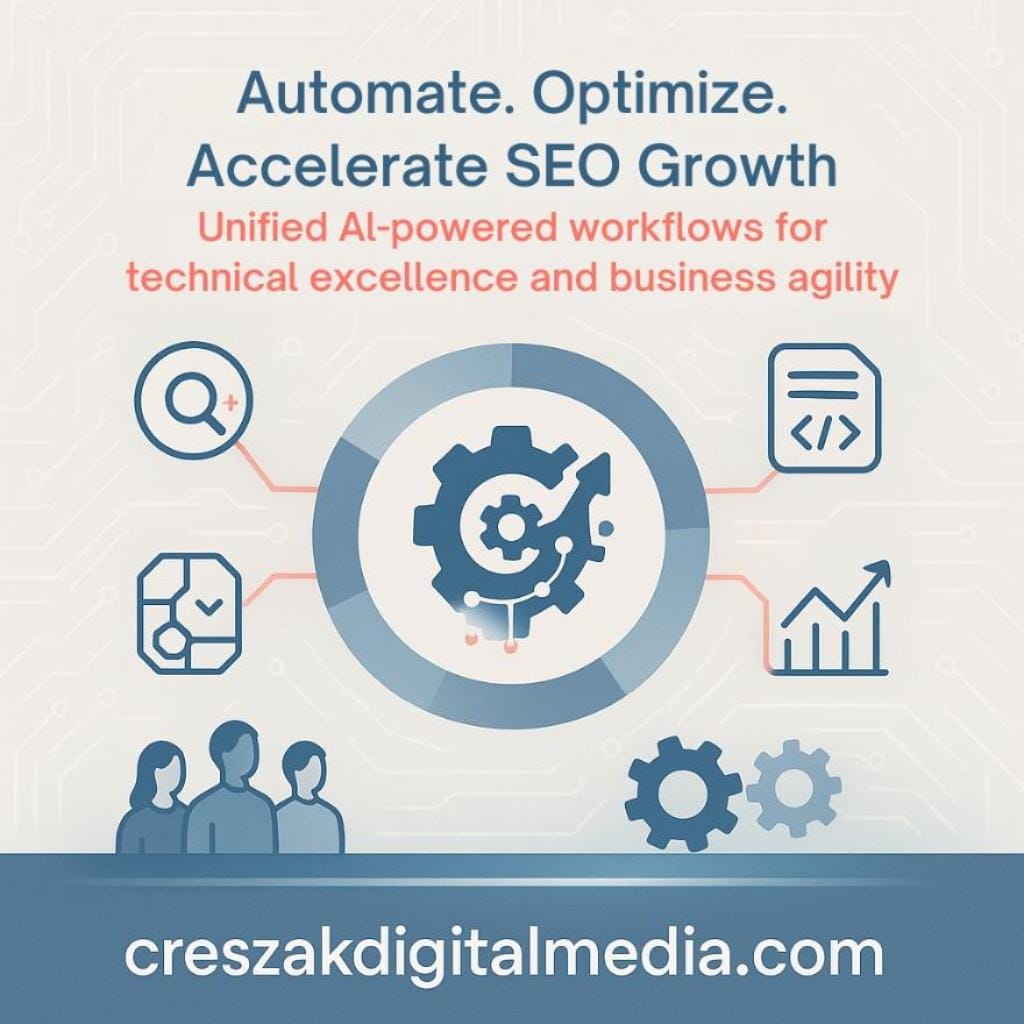connecting ai automation platforms with seo workflow optimization AI Automation Integrated with Website SEO Services by CresZak Digital Media
