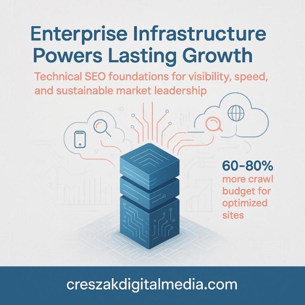 enterprise-level technical infrastructure drives sustainable growth and market visibility Enterprise-Level Technical Infrastructure for Growth with CresZak Digital Media Enterprise SEO Services