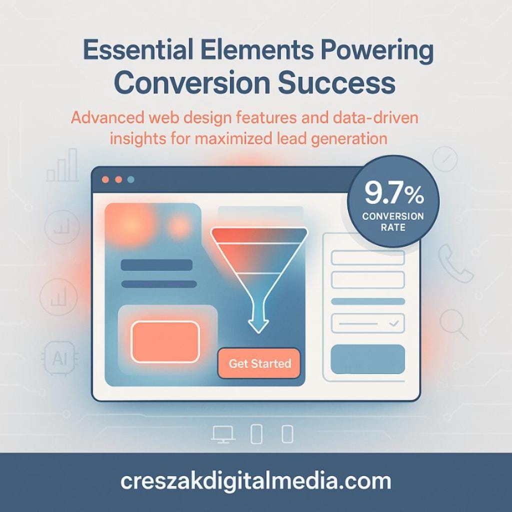 essential elements that power conversion success CresZak Digital Media Lead Gen Agency highlighting essential elements for conversion success.