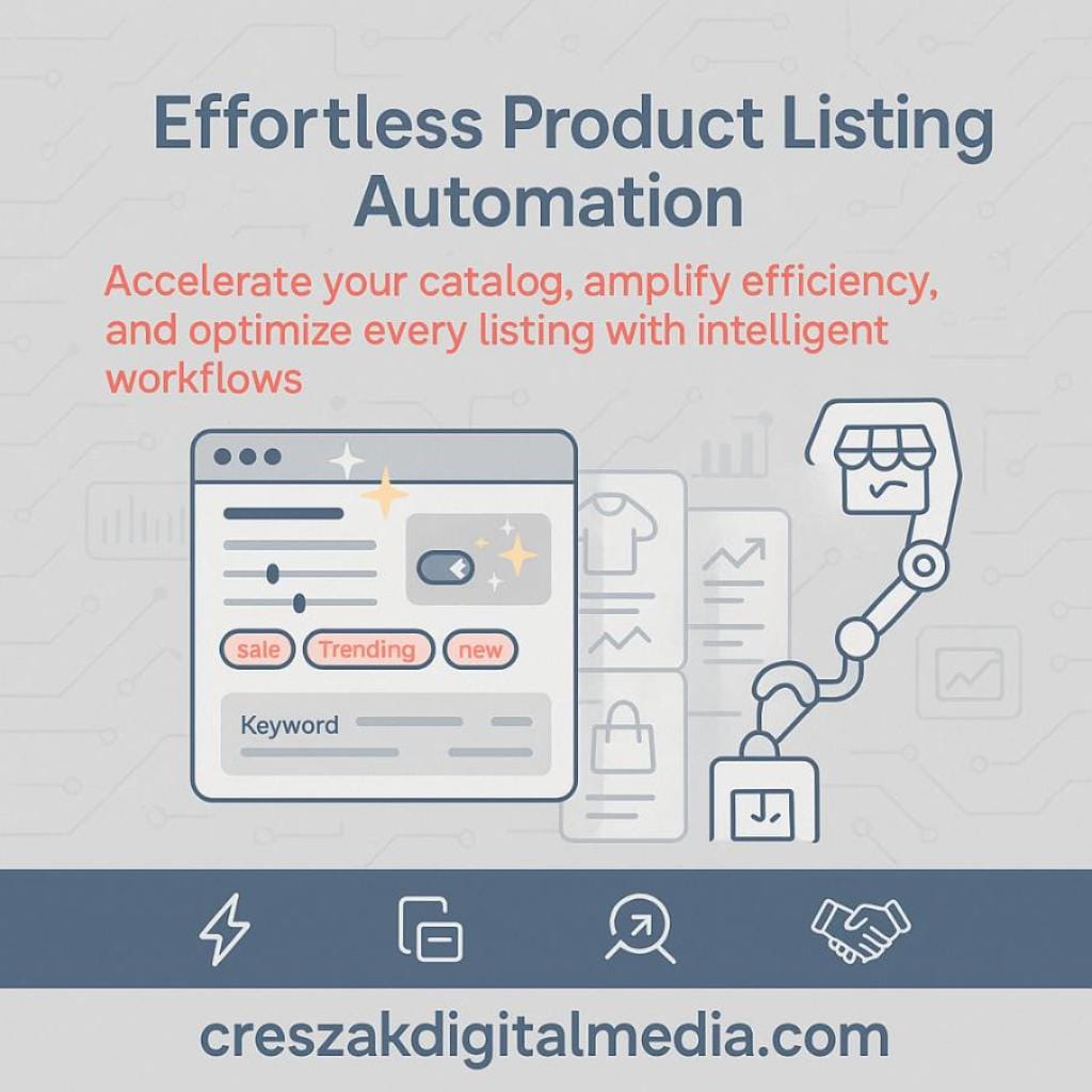 EverBee Listing Generator Workflow Using CresZak Digital Media Etsy SEO Services