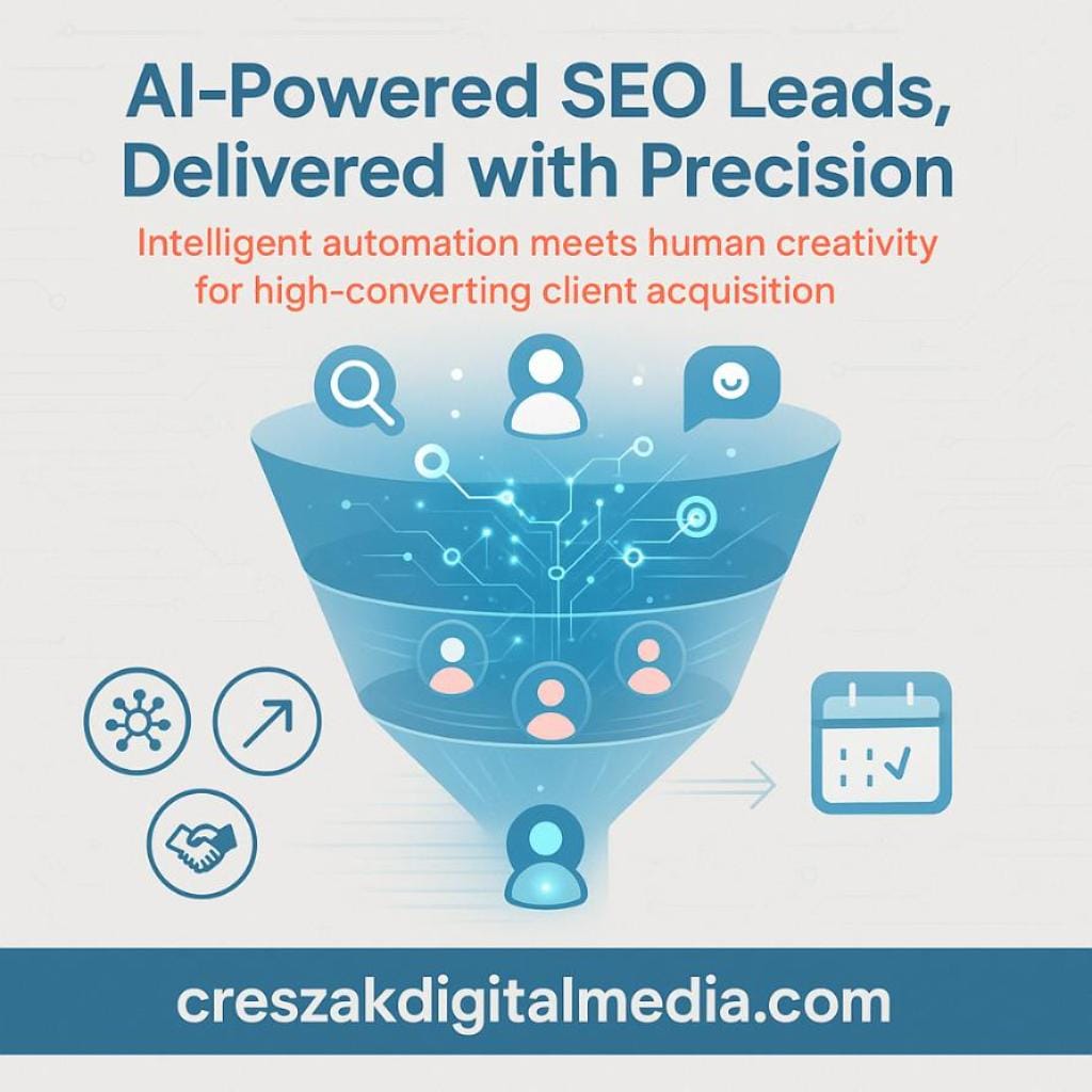 has anyone used seo ai agents in combination with seo lead generation services to streamline client acquisition Using AI agents with Lead Gen SEO Services to streamline client acquisition by CresZak Digital Media.
