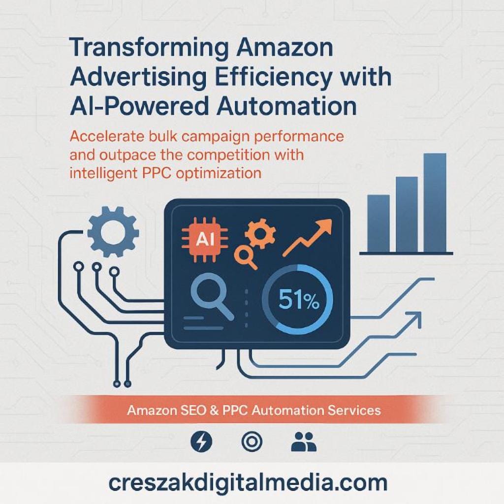 how ai tools streamline bulk campaign management for amazon advertising AI Tools Streamlining Bulk Campaign Management via CresZak Digital Media Amazon SEO Services