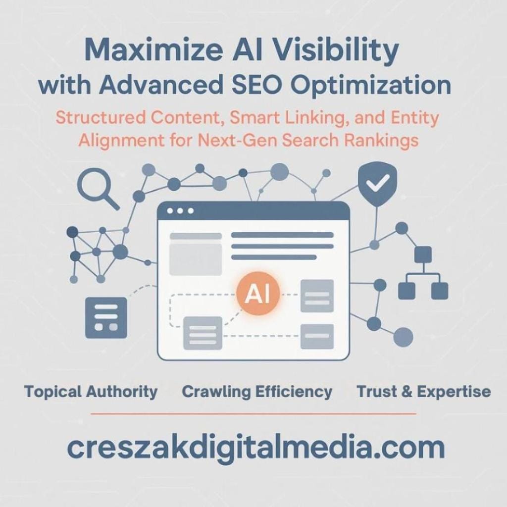 how can seo optimization service techniques improve your chances of getting featured by ai in search rankings How SEO optimization service techniques enhance AI ranking visibility and strengthen SEO Services for Small Businesses by CresZak Digital Media.