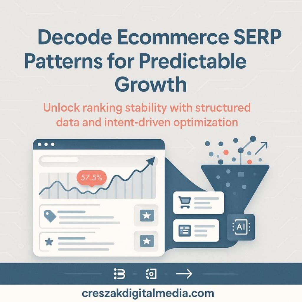 how ecommerce serp analysis reveals predictable patterns within search volatility Ecommerce SERP Analysis Patterns Enhanced by CresZak Digital Media Ecommerce SEO Services