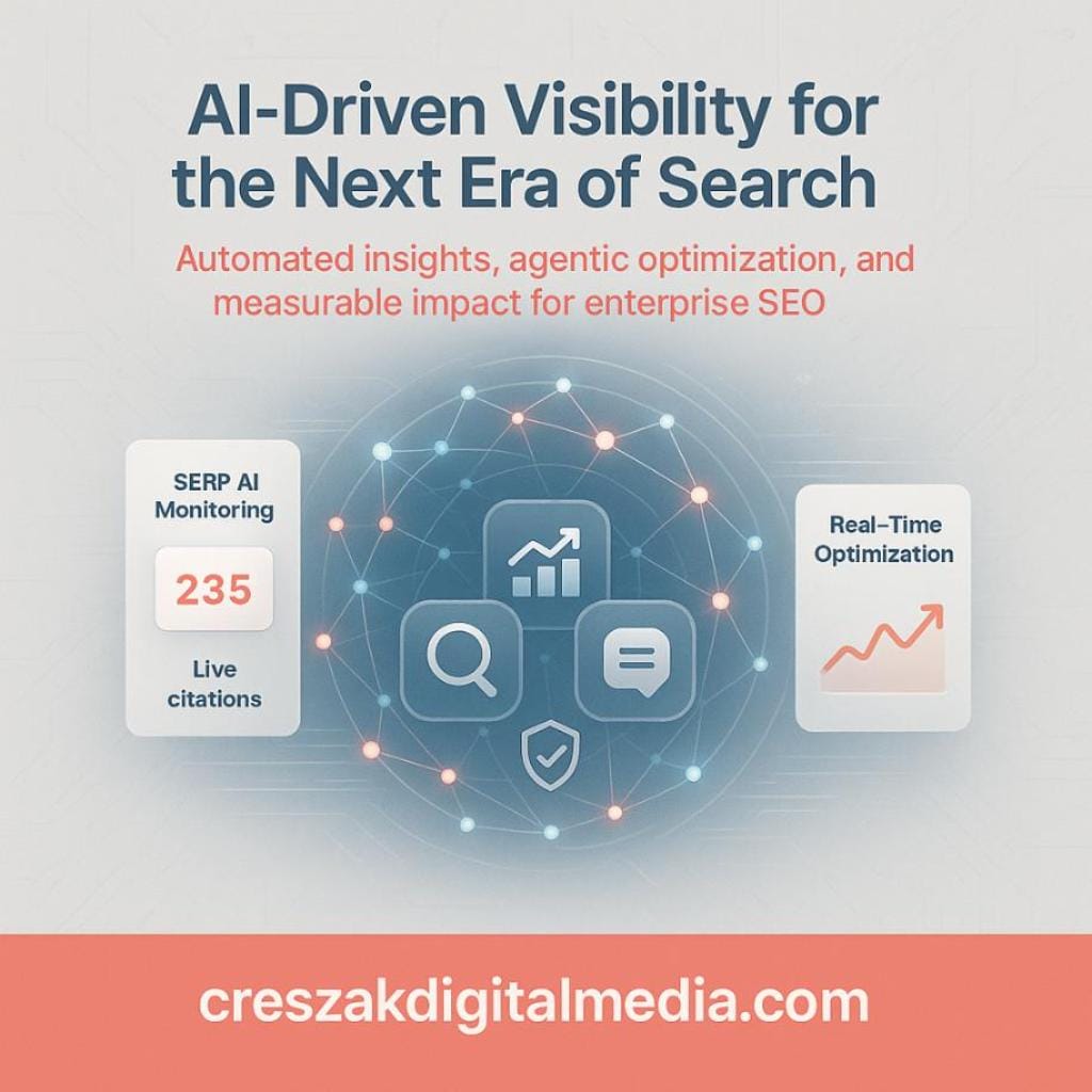 how is the enterprise seo software landscape adapting to ai-driven overviews in future search environments Enterprise SEO Software Evolution with AI Overviews Powered by CresZak Digital Media