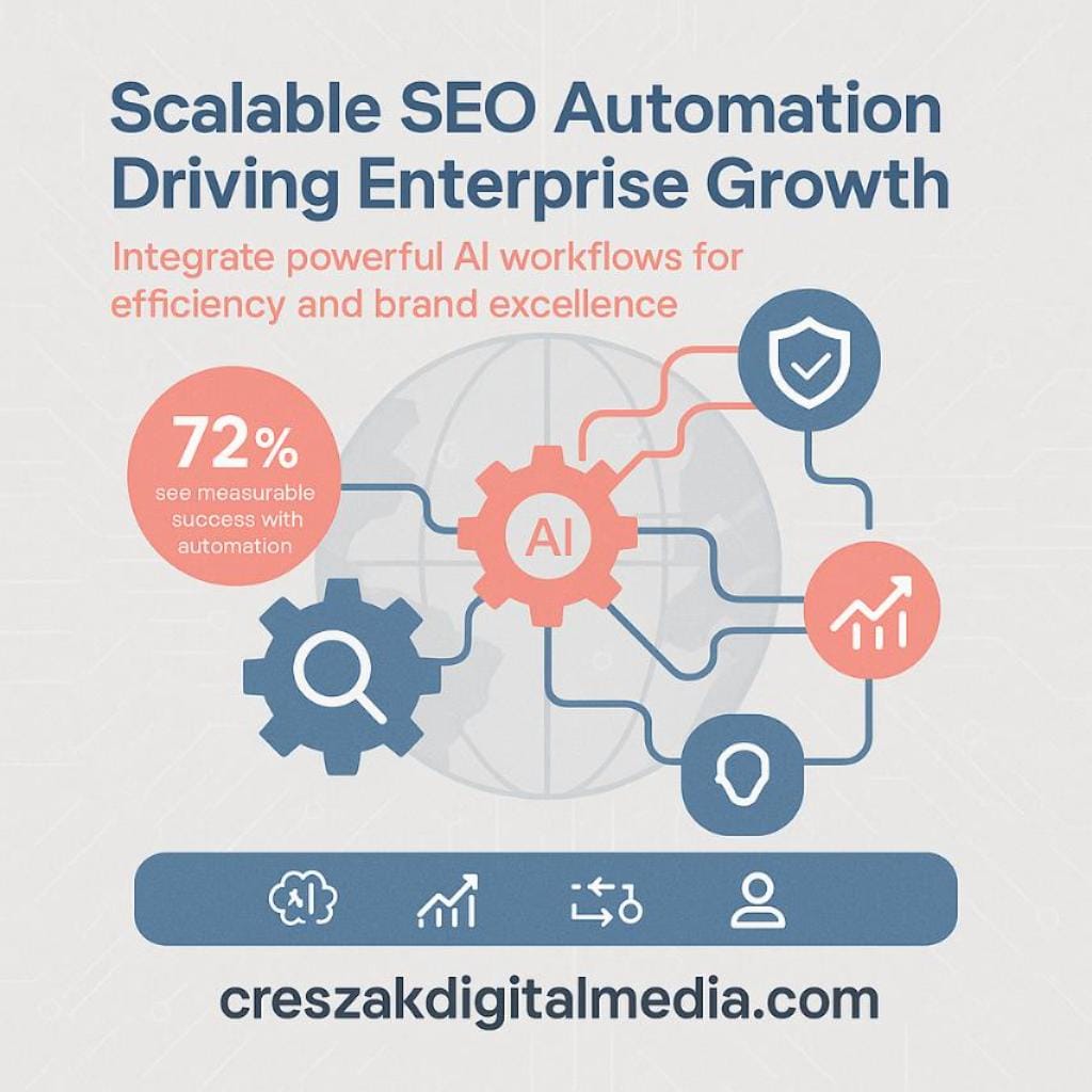implementing scalable seo automation for enterprise growth How scalable SEO automation drives enterprise growth and strengthens SEO Services for Small Businesses by CresZak Digital Media.