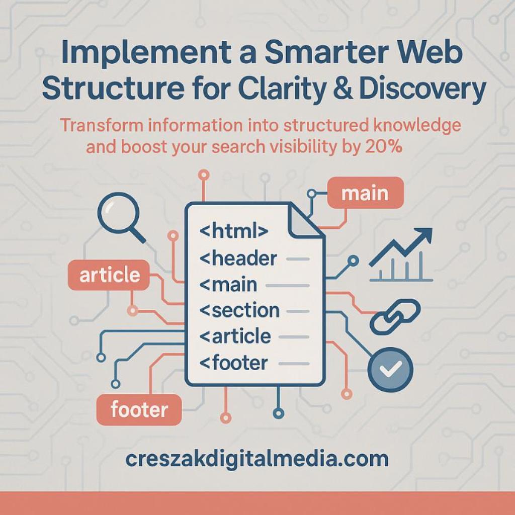 implementing semantic structure for machine readability Semantic Structure Optimization for Machine Readability with Website SEO Services by CresZak Digital Media