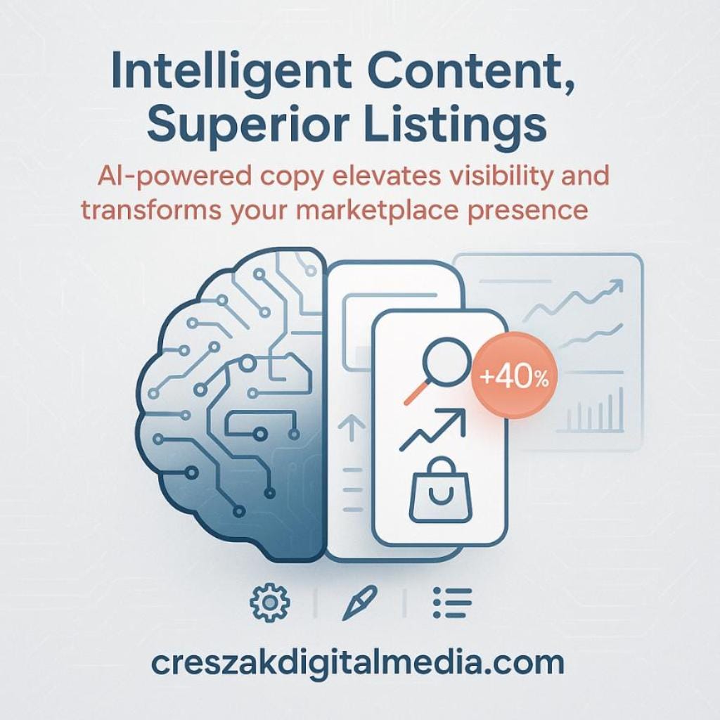 improving listing quality through intelligent content generation Improving Listing Quality with Intelligent Content via CresZak Digital Media Amazon SEO Services