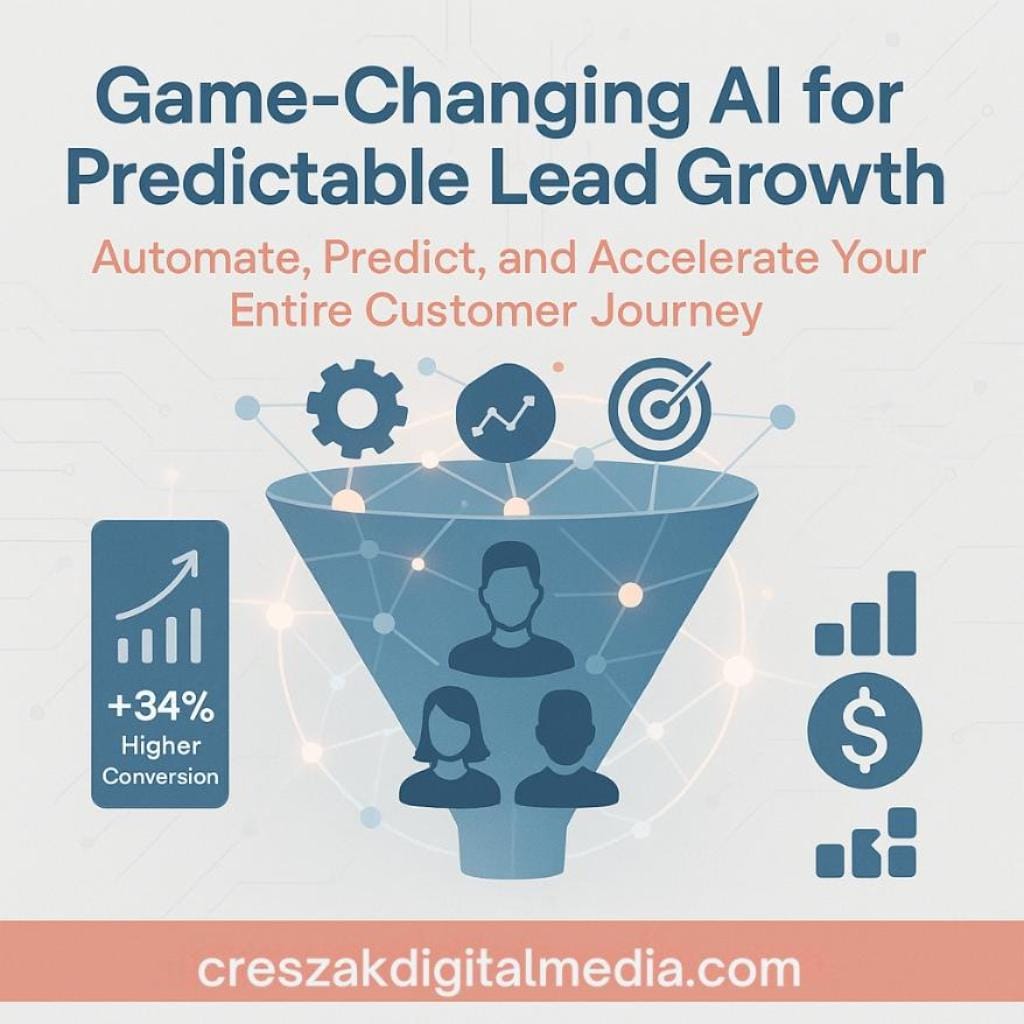 is ai in lead generation a genuine game changer for seo and lead generation workflows in modern marketing AI transforming lead generation workflows and strengthening Lead Gen SEO Services by CresZak Digital Media.