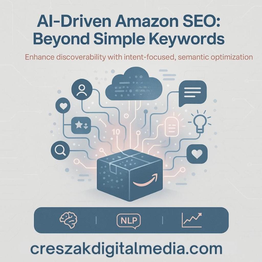 is seo for amazon now evolving toward ai-driven signals over traditional keyword strategies Evolving Amazon SEO Toward AI Signals with CresZak Digital Media Amazon SEO Services