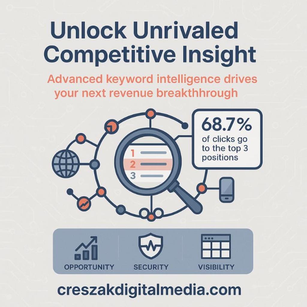 keyword intelligence and competitive analysis depth Keyword Intelligence and Competitive Analysis via CresZak Digital Media Enterprise SEO Services