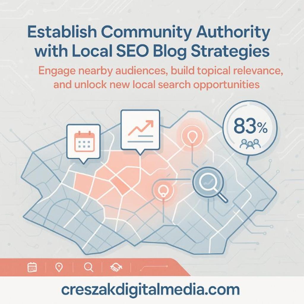 leveraging local seo blog strategies to strengthen community authority Local SEO blog strategies boosting community authority and Local SEO Services – CresZak Digital Media.