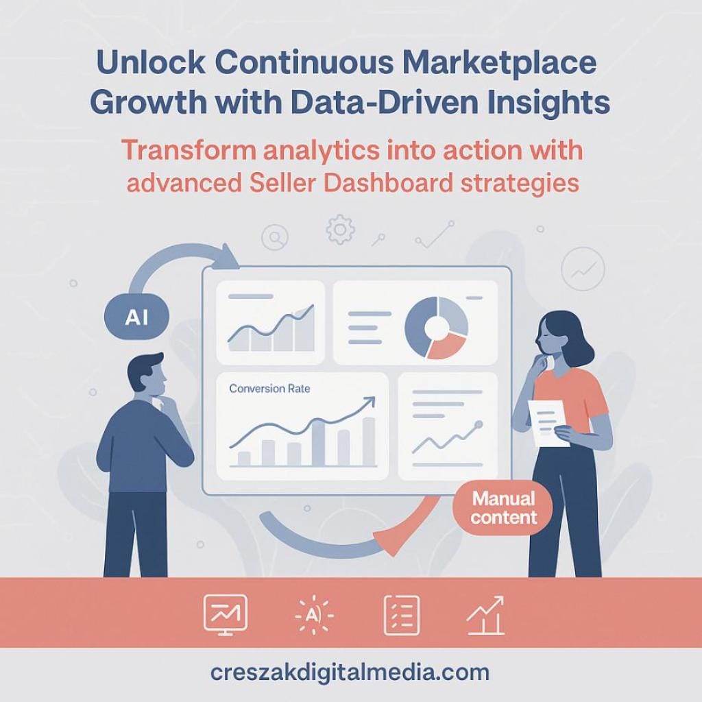 Using Seller Dashboard Analytics for Improvement with CresZak Digital Media eBay SEO Services