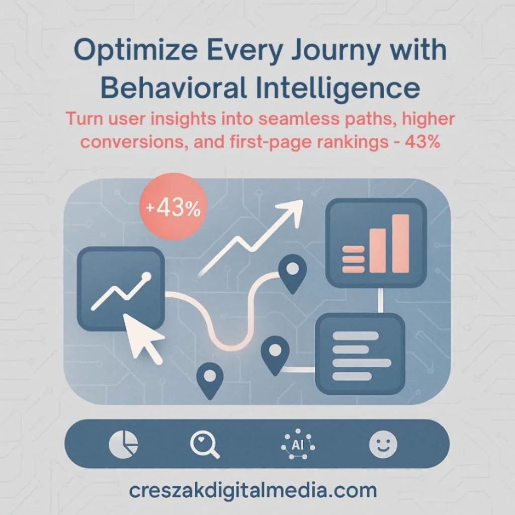 Optimizing User Journeys with Behavioral Modeling via CresZak Digital Media Ecommerce SEO Services