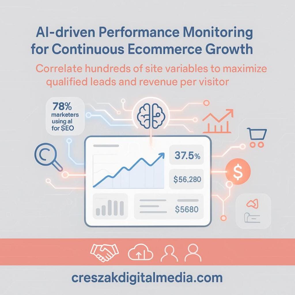 performance monitoring powered by ai seo insights for continuous growth Performance Monitoring with AI SEO Insights Using CresZak Digital Media Ecommerce SEO Services