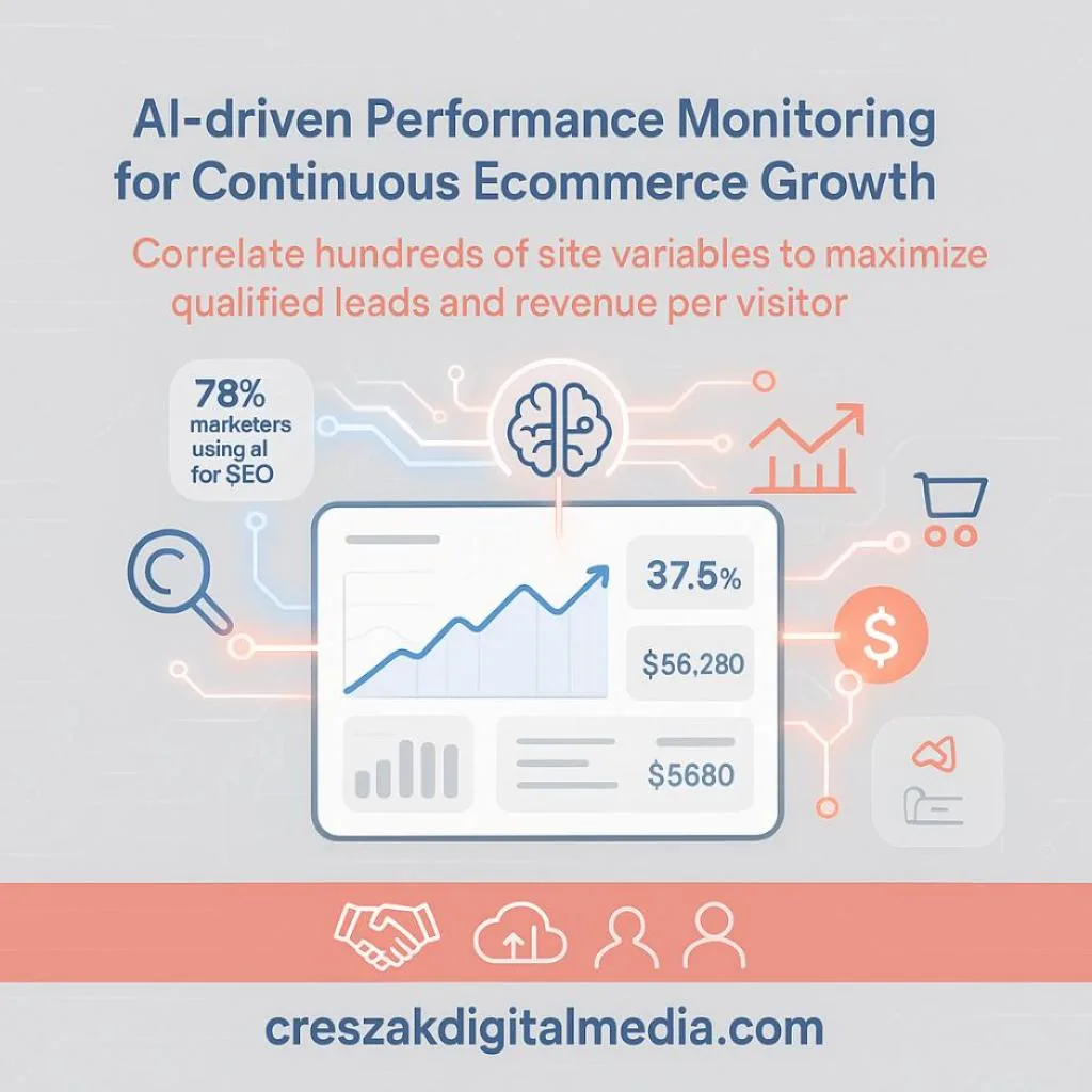 Performance Monitoring with AI SEO Insights Using CresZak Digital Media Ecommerce SEO Services